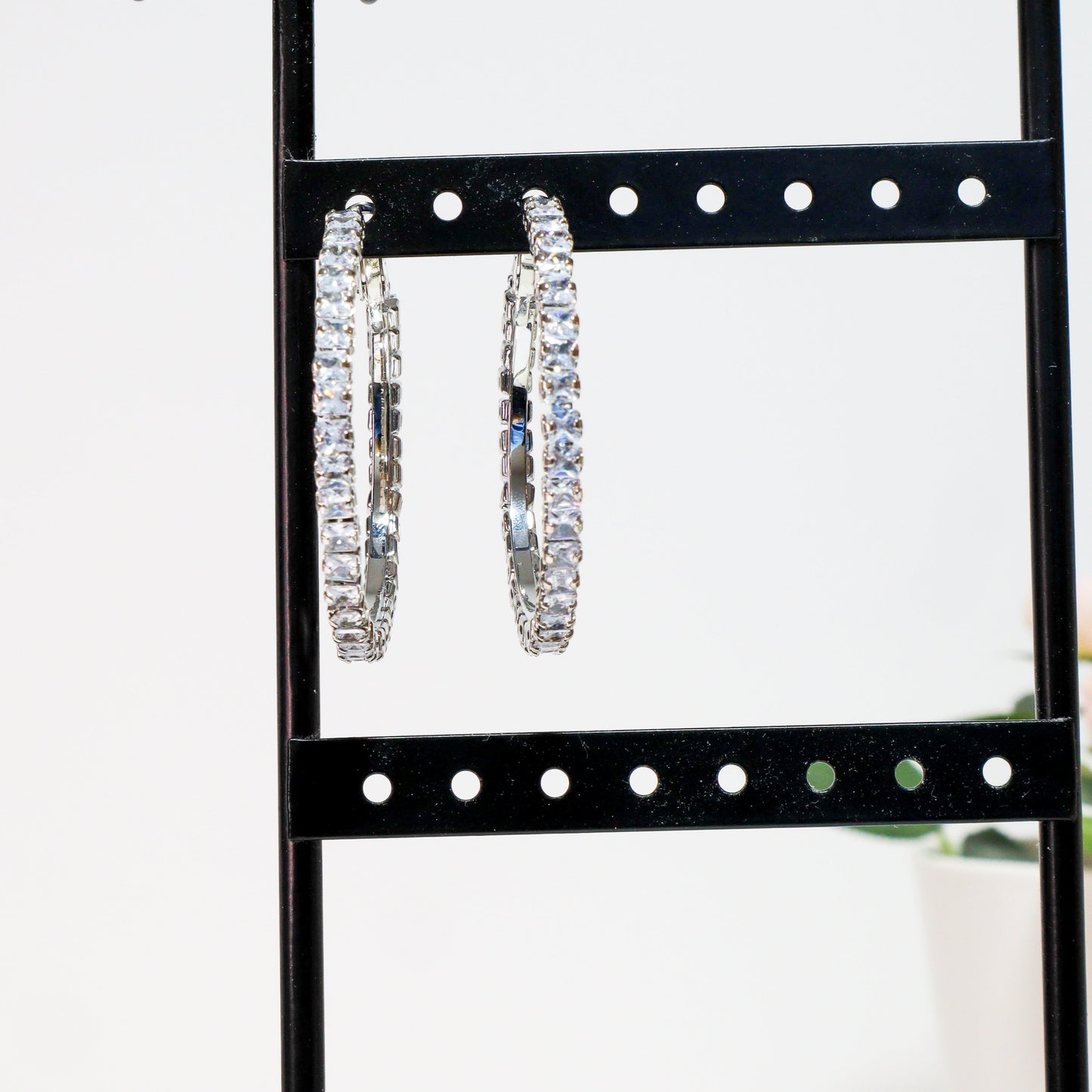 Elegant Diamantjes Oorbellen