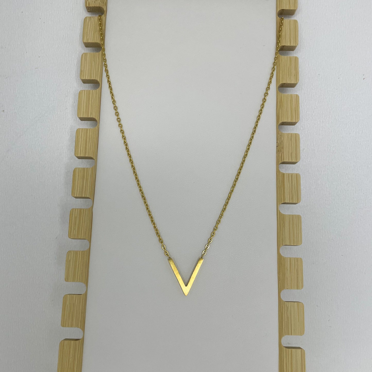V Ketting Goud