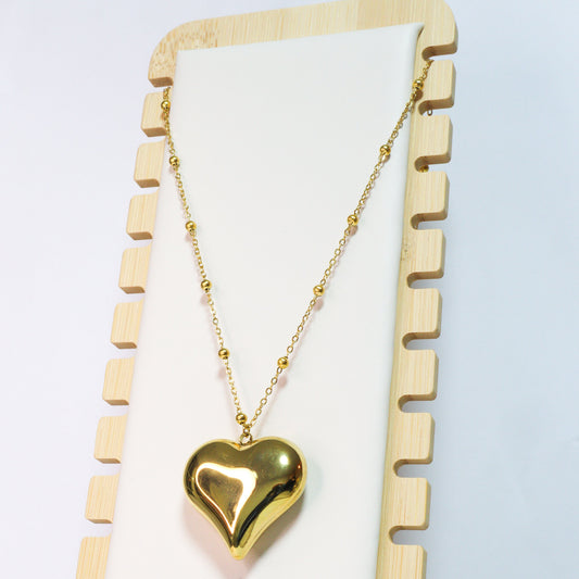 Long Casual Heart Ketting