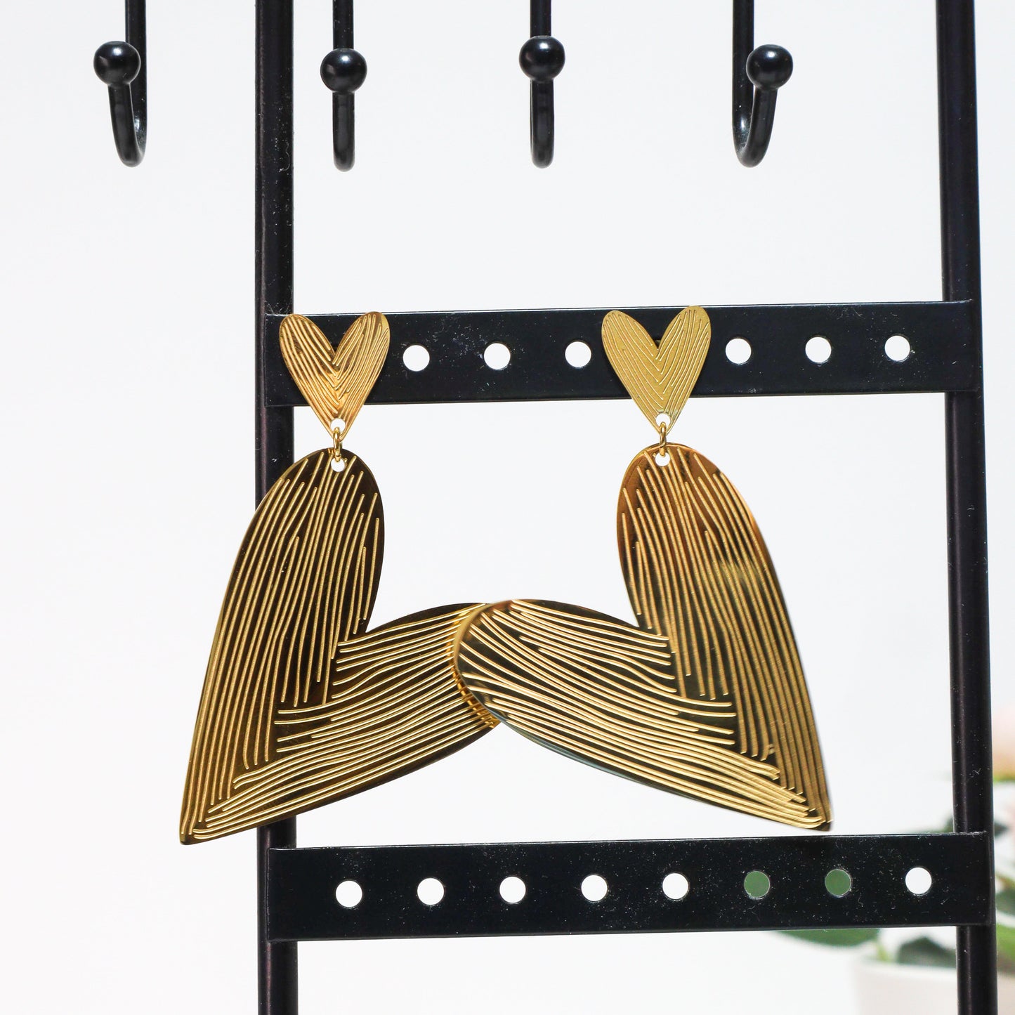 Double love oorbellen