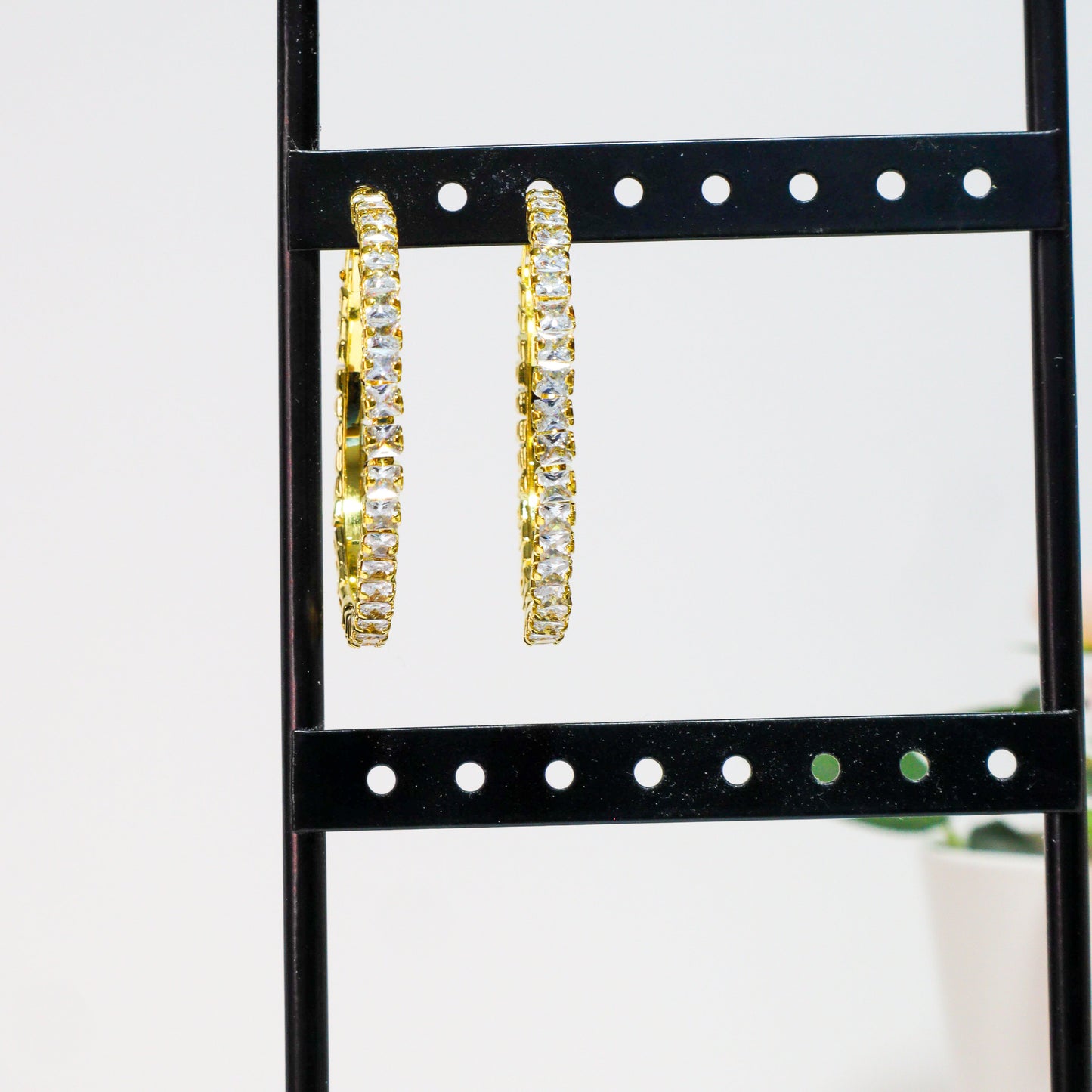 Elegant Diamantjes Oorbellen