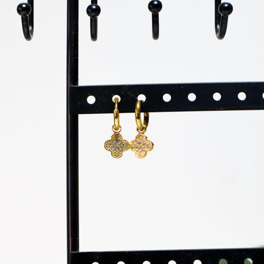 Lucky diamantjes oorbellen